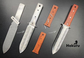 HOKURU Hori Hori knife offers belt attachment for hands-free carry.