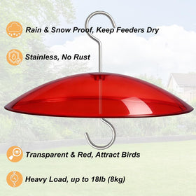 HOLAHOMA compact 20 cm diameter guard fits small feeders.