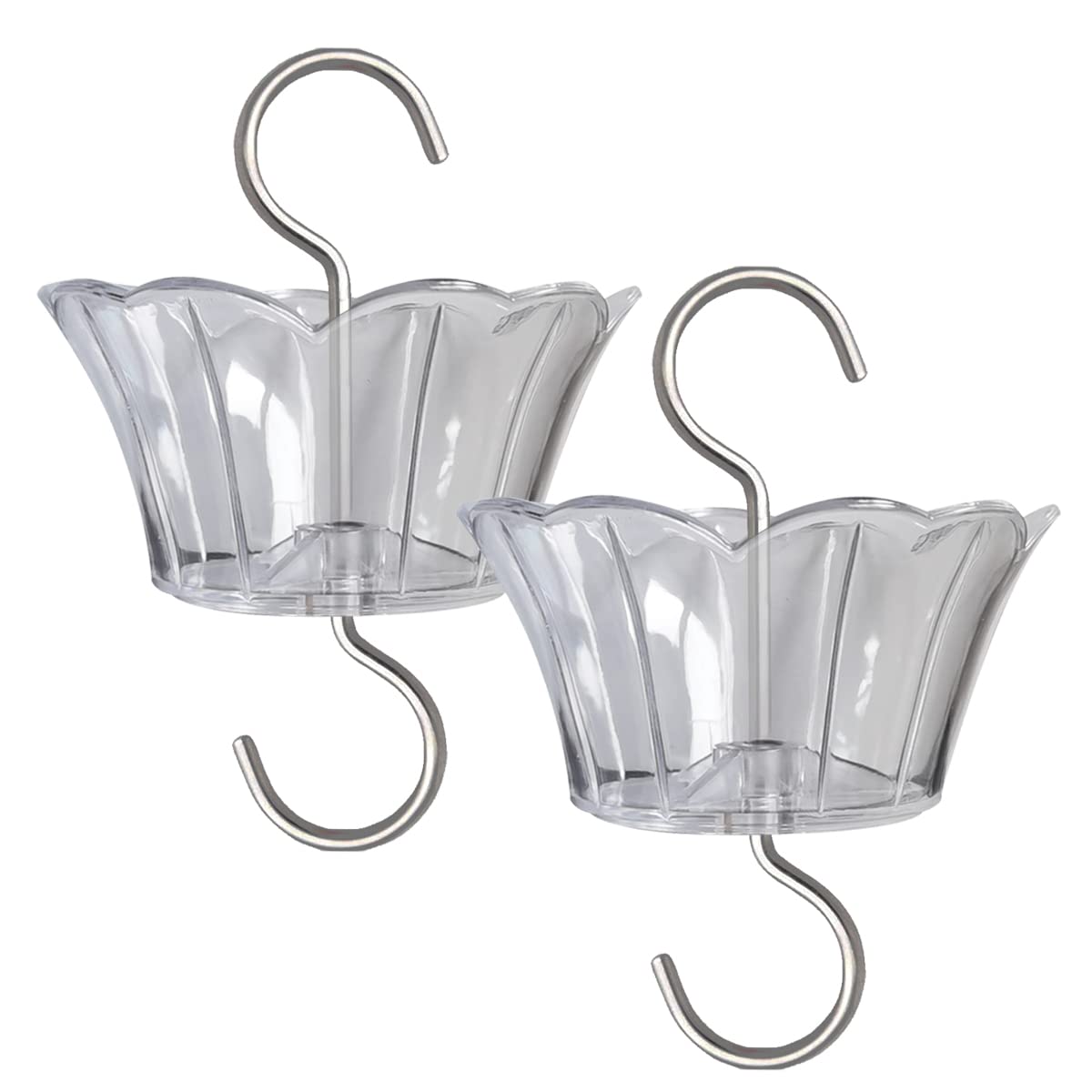 HOLAHOMA ant moat on hummingbird feeder, 3oz capacity, reduces refills.
