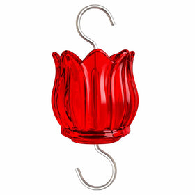 HOLAHOMA glass ant moat for hummingbird feeder with 3oz capacity protects nectar from ants.