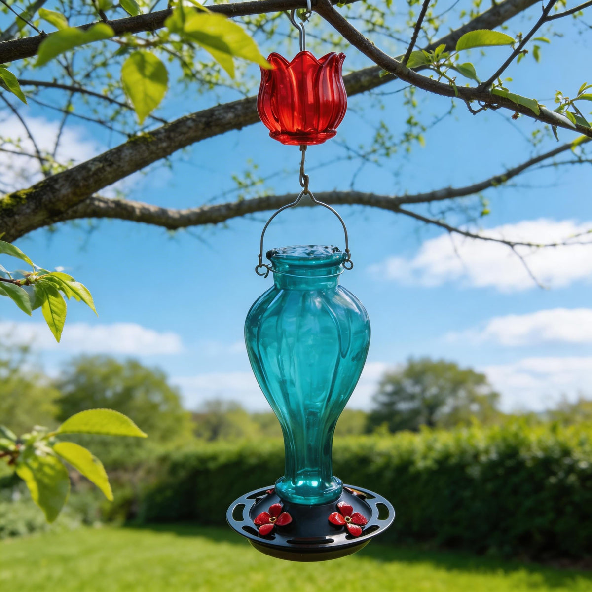 HOLAHOMA 3oz capacity reduces refills and keeps nectar ready.