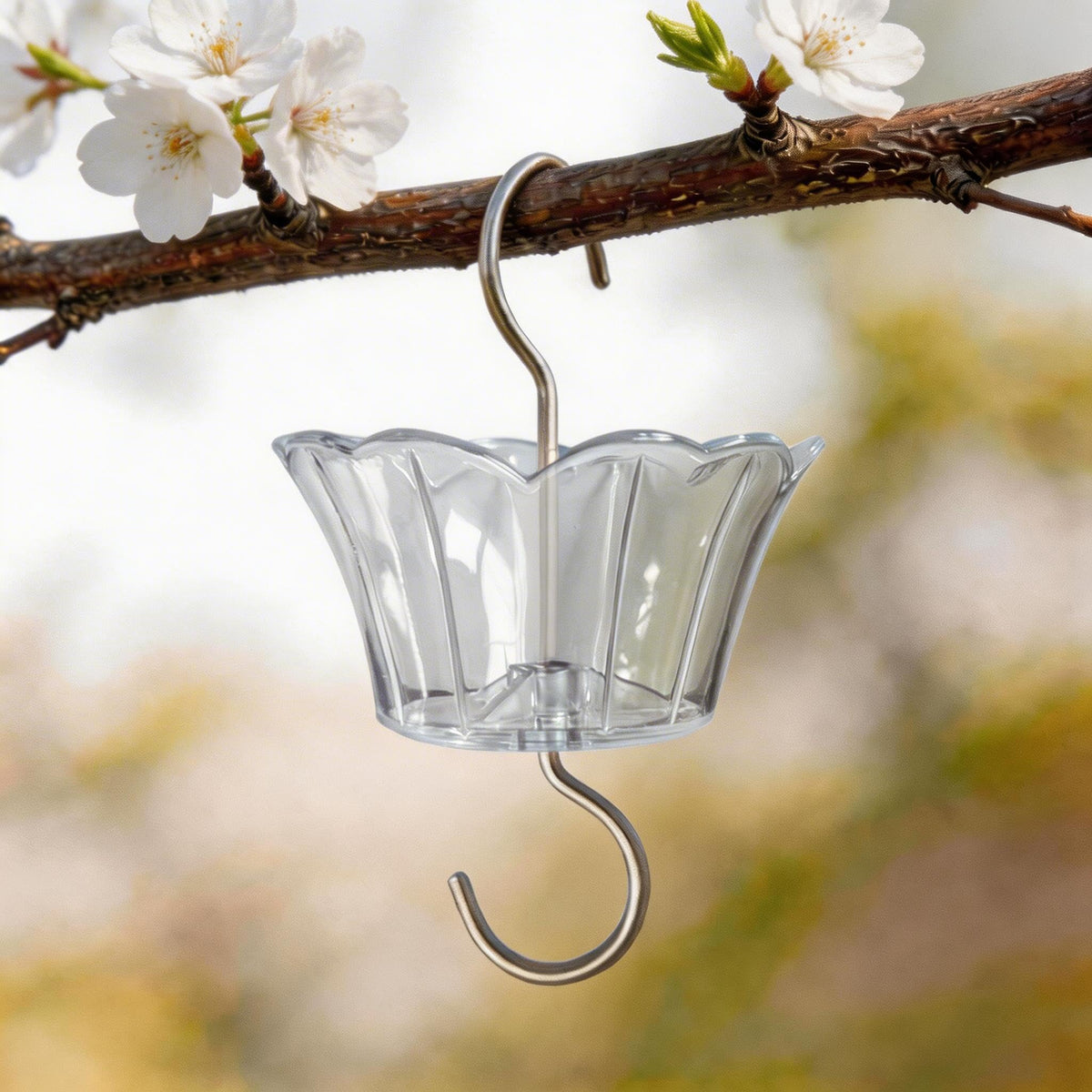 HOLAHOMA sakura-flower design moat, decorative bloom to attract hummingbirds.
