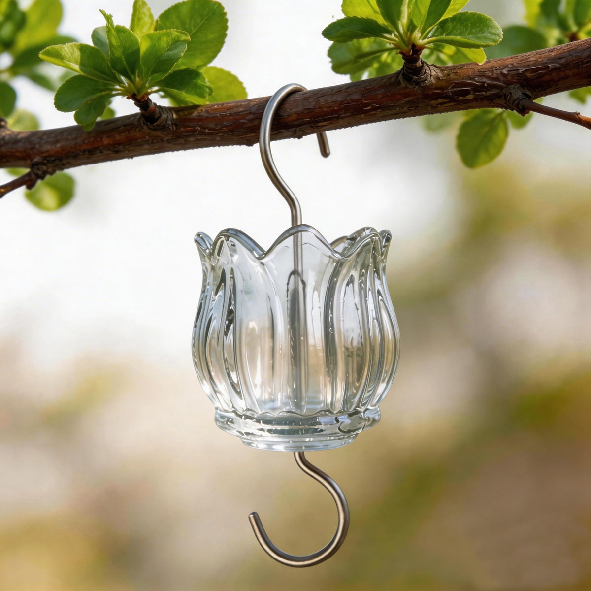 HOLAHOMA tulip flora design ant moat adds decorative garden charm.