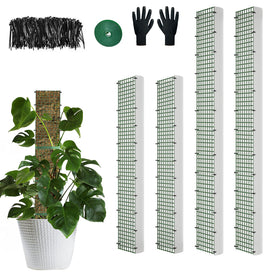 HOLANHING D Shape Moss Pole 40-inch for sturdy climbing support of Monstera