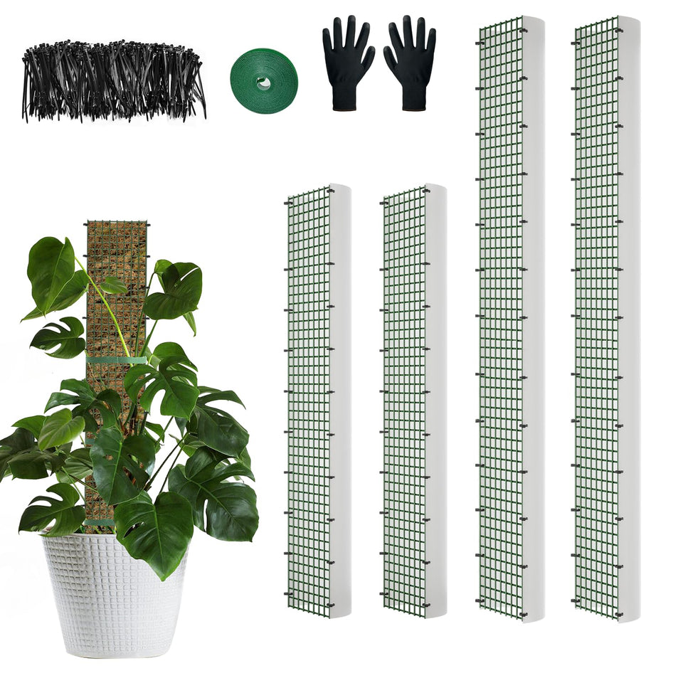 HOLANHING D Shape Moss Pole 40-inch for sturdy climbing support of Monstera