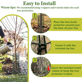 HOLANHING easy-install wrap around a young tree.