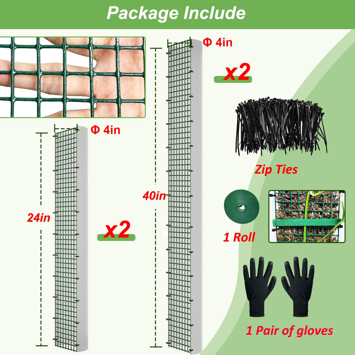 HOLANHING Protective gloves protect hands during setup