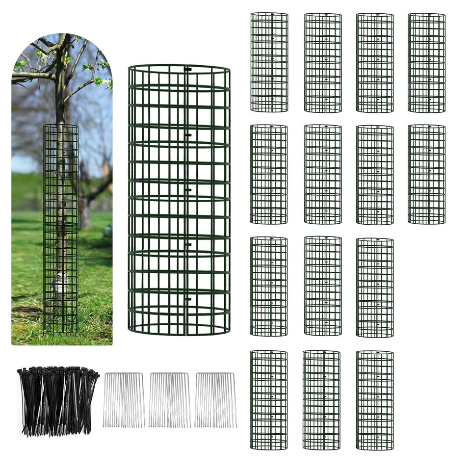 HOLANHING tree trunk protector kit guards saplings from deer and pests.