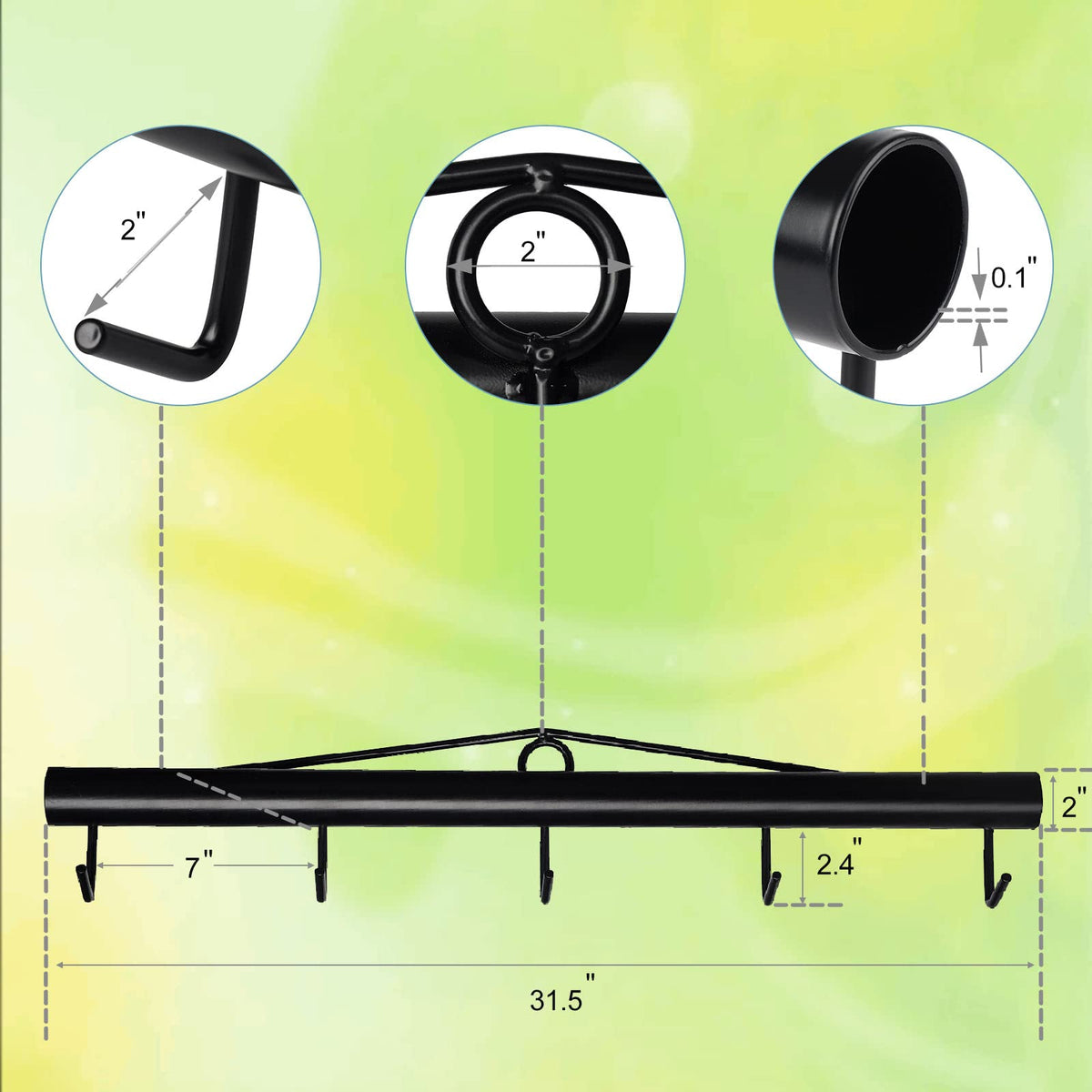HoLarXuQ fence stretcher with black powder coating resists corrosion in outdoor environments