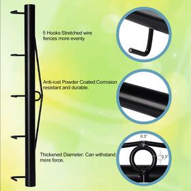 HoLarXuQ galvanized steel fence stretcher offers durable, rust-resistant performance