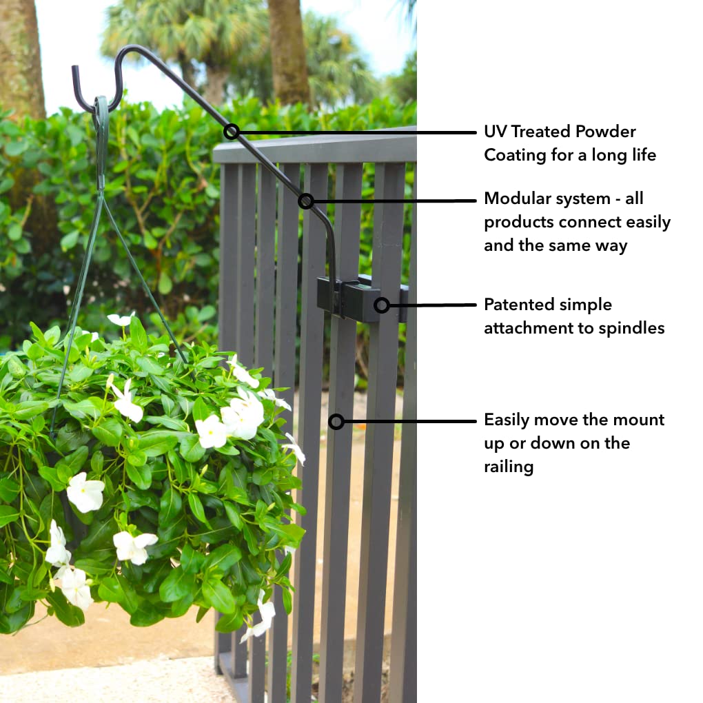 Hold It Mate durable rail hook withstands outdoor weather while staying secure.