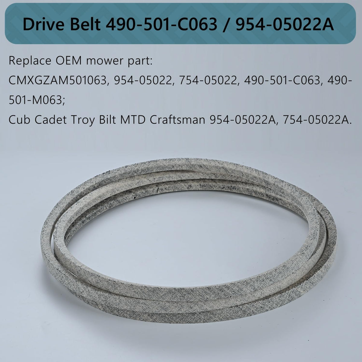 Holdly 46-inch deck belt supports smooth mowing performance