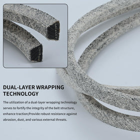 Holdly belt designed for easy DIY replacement on compatible mowers.