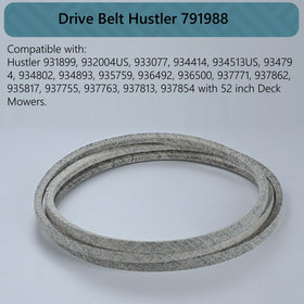 Holdly drive belt for Raptor 52-inch decks supports reliable operation across models