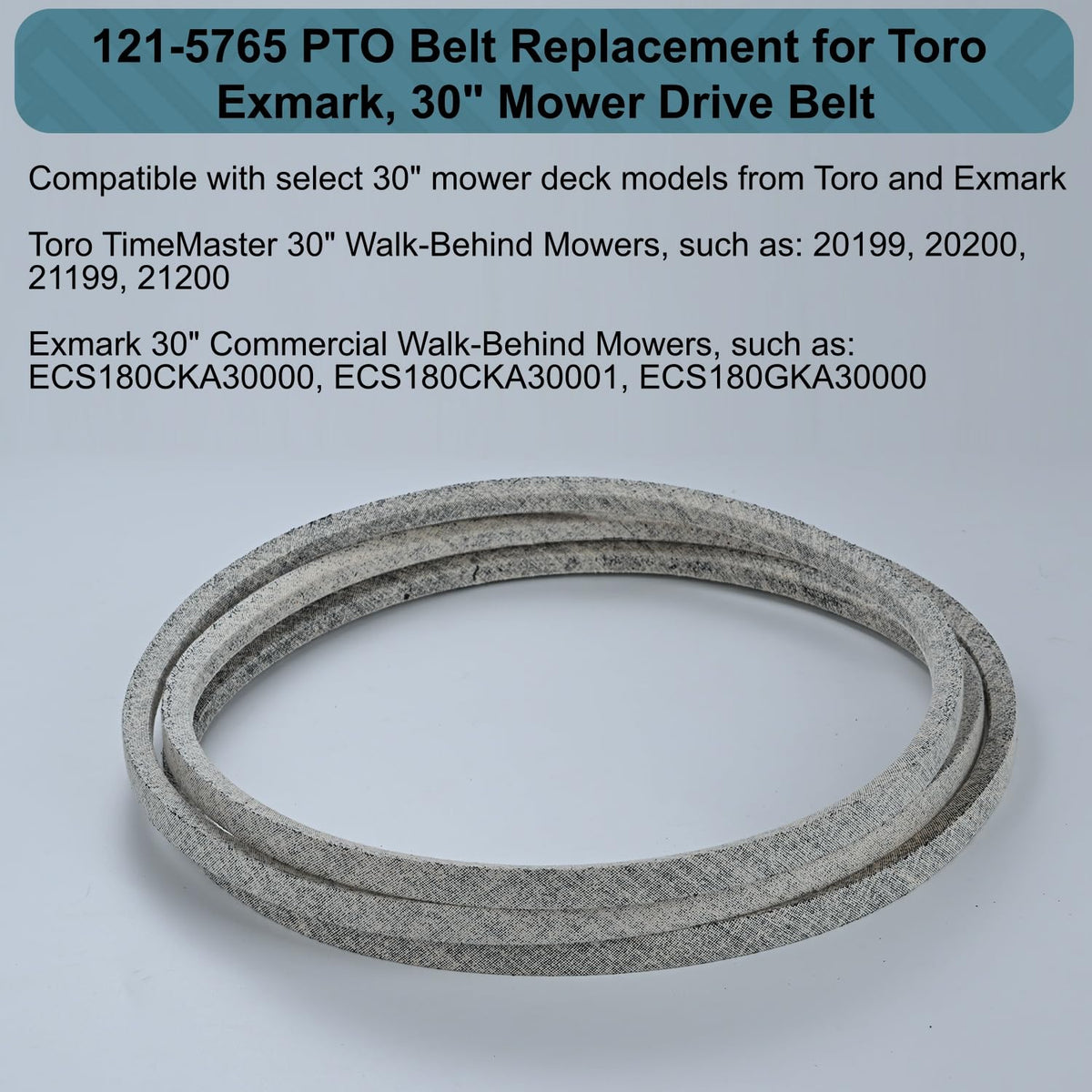 Holdly heavy-duty rubber belt with reinforced cords close-up resists heat and wear