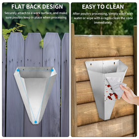 Holdly durable processing cone supports reliable workflows in farm or facility.