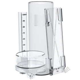 Holdly Precise Rain Gauge with mounting bracket for easy outdoor installation and daily readings.