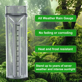 Holdly Precise Rain Gauge offers intuitive readings for fast, practical use.