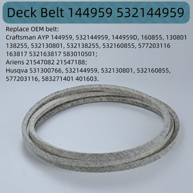 Holdly replacement belt 138255 532138255 demonstrates reliable power transfer.