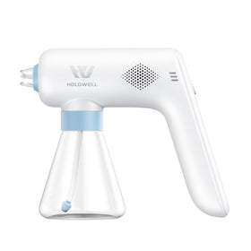 HOLDWELL Mini Fogger with plastic nozzle offers comfortable grip during cleaning tasks.