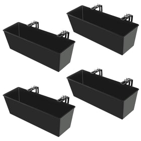 Holensun black finish complements decor styles while keeping plants elevated for easy maintenance.