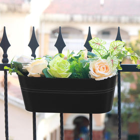 Holensun minimalist black finish complements both modern and traditional outdoor decor.