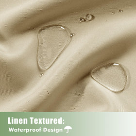 HolidayIdeas outdoor curtains cream grommet top show easy hanging and privacy