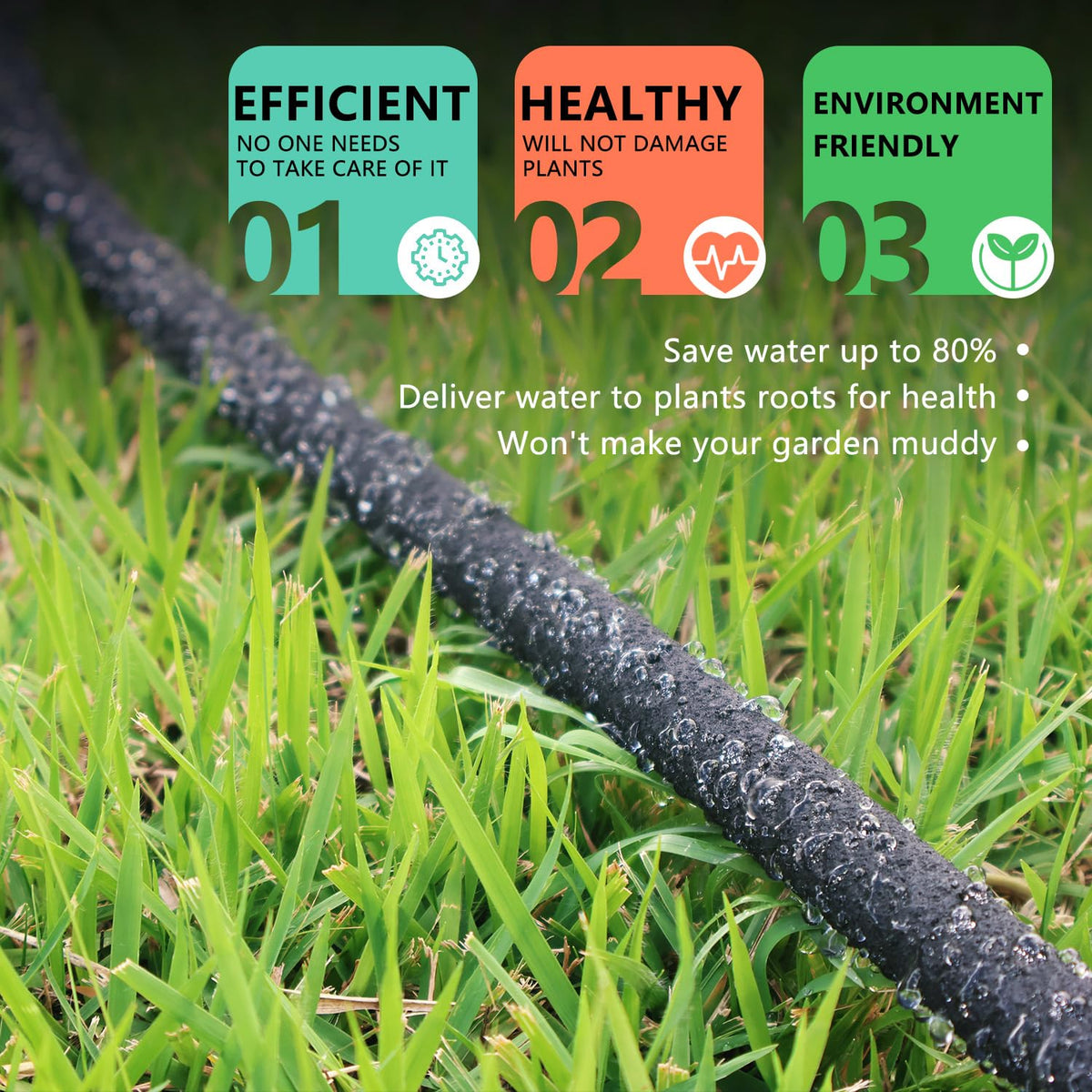 Holldoor drip irrigation kit setup illustrating simple garden watering system