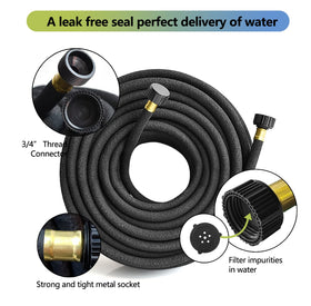 Holldoor hose fittings and end cap enable easy reconfiguration.