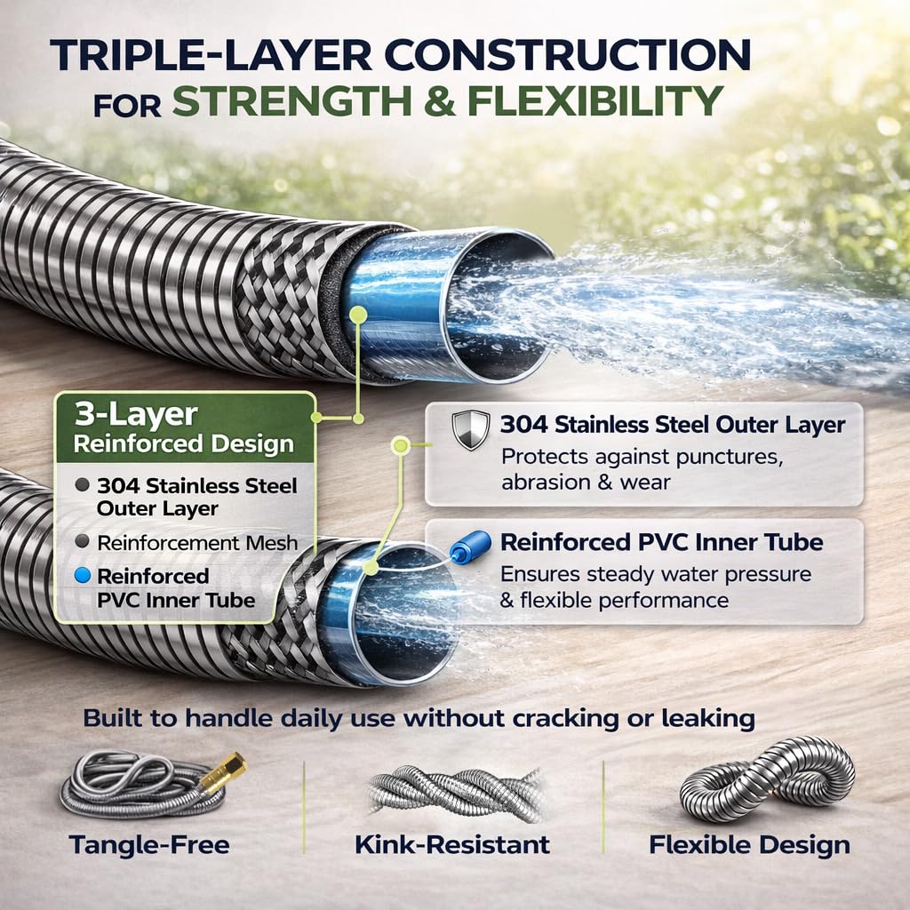 Holldoor kink-free flexible inner tube designed for easy winding.