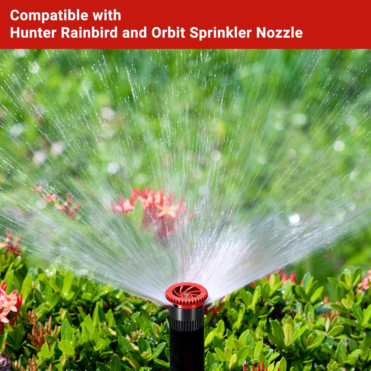 HolyMaji 10-piece sprinkler nozzles for replacements.