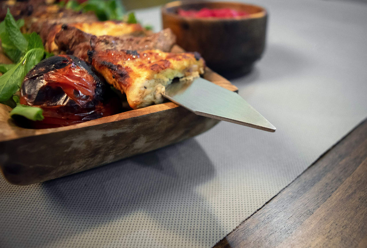 HOM 23.5-inch-long skewers for larger portions.