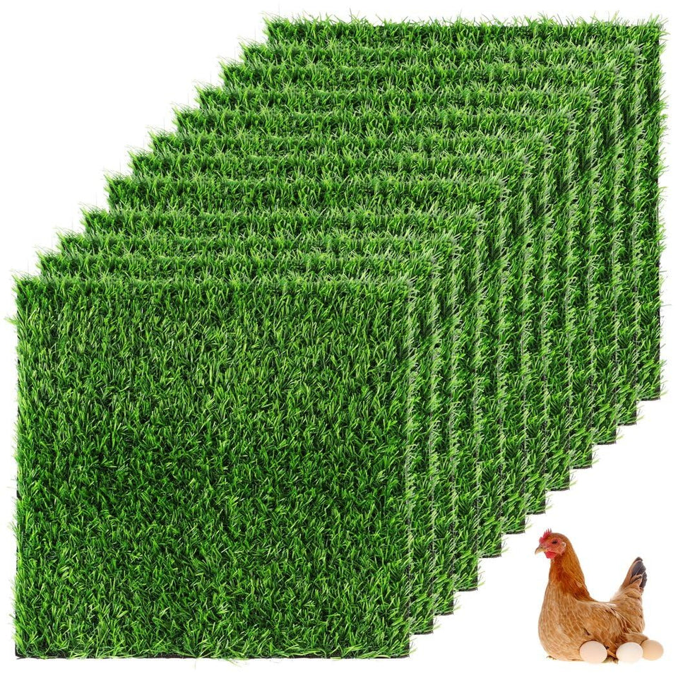 Homaisson chicken nesting pads in coop grass mat offering a soft, safe nesting surface