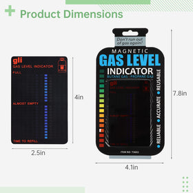 Homaisson compact reusable gas indicator fits slim cylinders without hindering use.