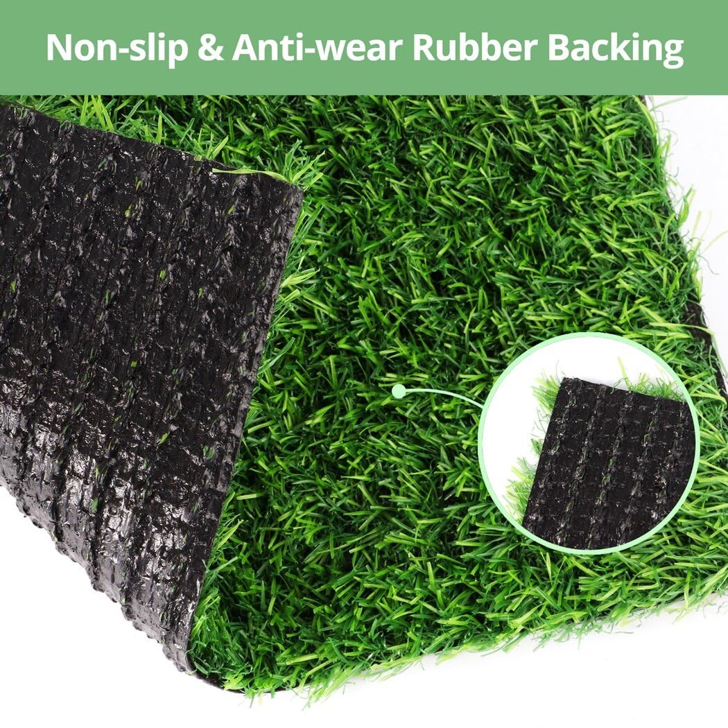 Homaisson reusable grass mat that cleans quickly with soap and water