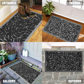 Homantic Monstera easy-clean mat for quick maintenance after rain