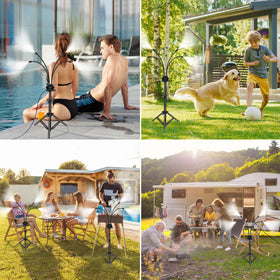 Homasky energy-efficient outdoor cooling solution reduces heat and electricity use.