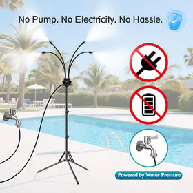 Homasky standing mister includes easy-install parts for quick setup.