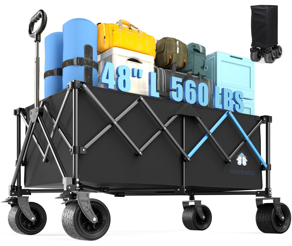 Hombetta 48xl wagon extended-length shows ample cargo space for large loads.