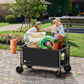 HOMBETTA foldable wagon in flat-fold form fits trunks and closets