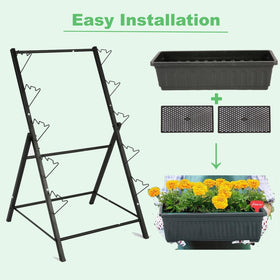 Homdox space-saving solution to grow multiple herbs and veggies in one area.