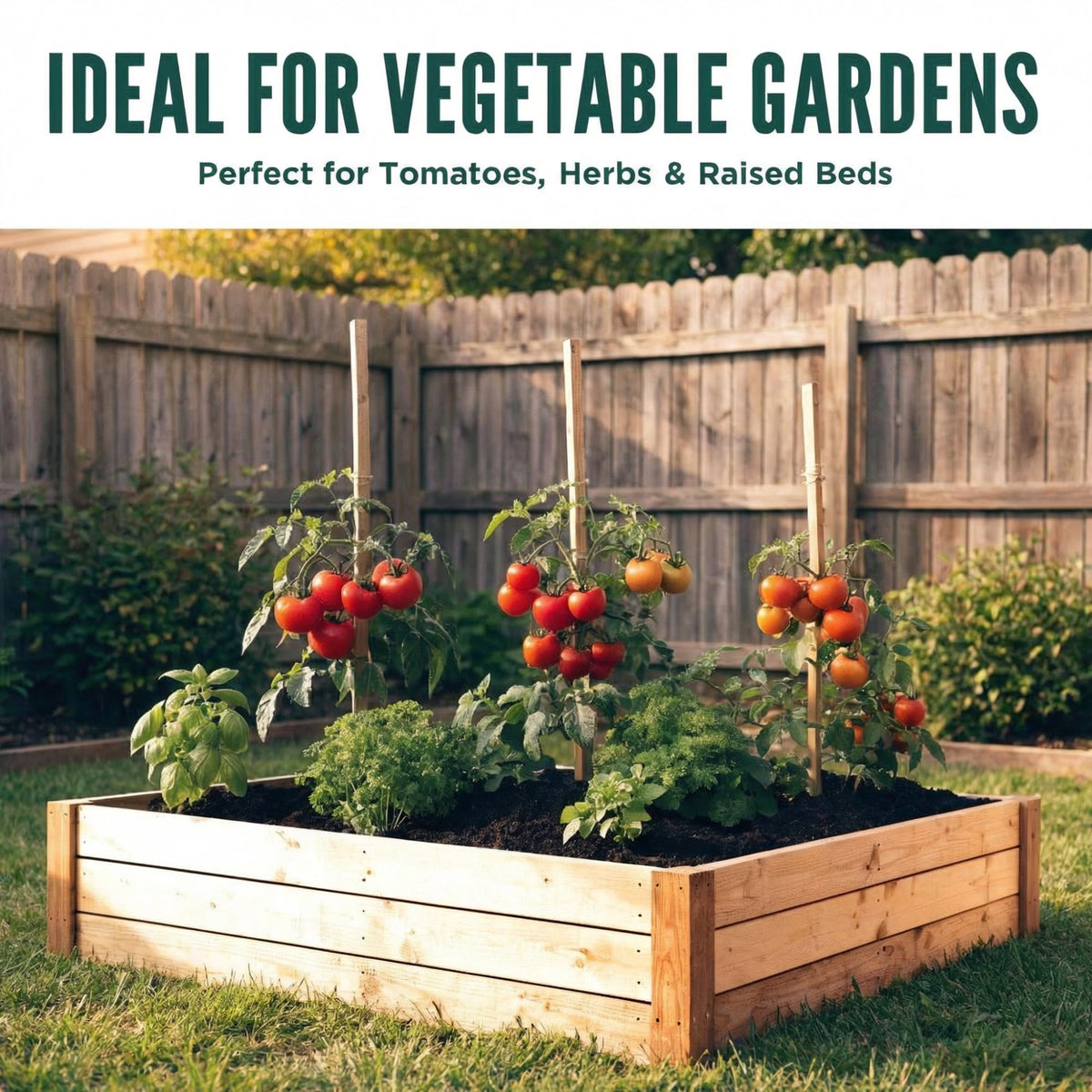 Home and Country Flower beds benefit from organic soil conditioner