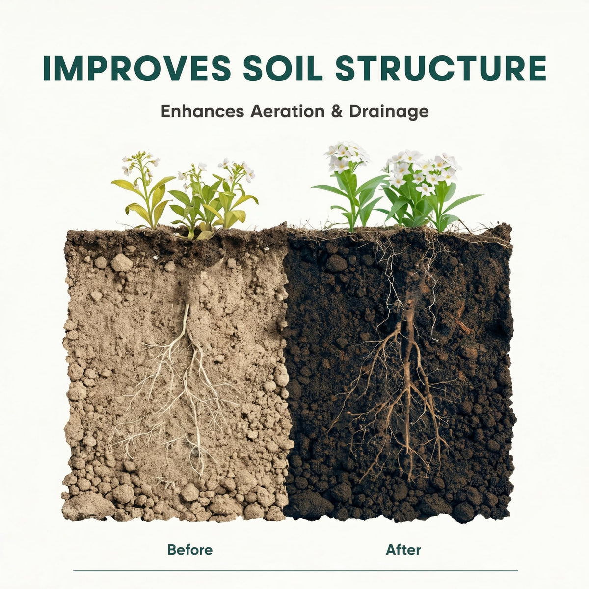Home and Country Lawn top dressing with mushroom compost promotes thicker, greener turf