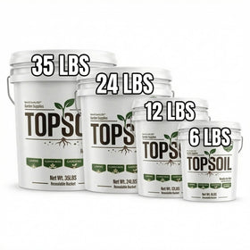 Home and Country USA container garden soil use emphasizes easy, mess-free setup.