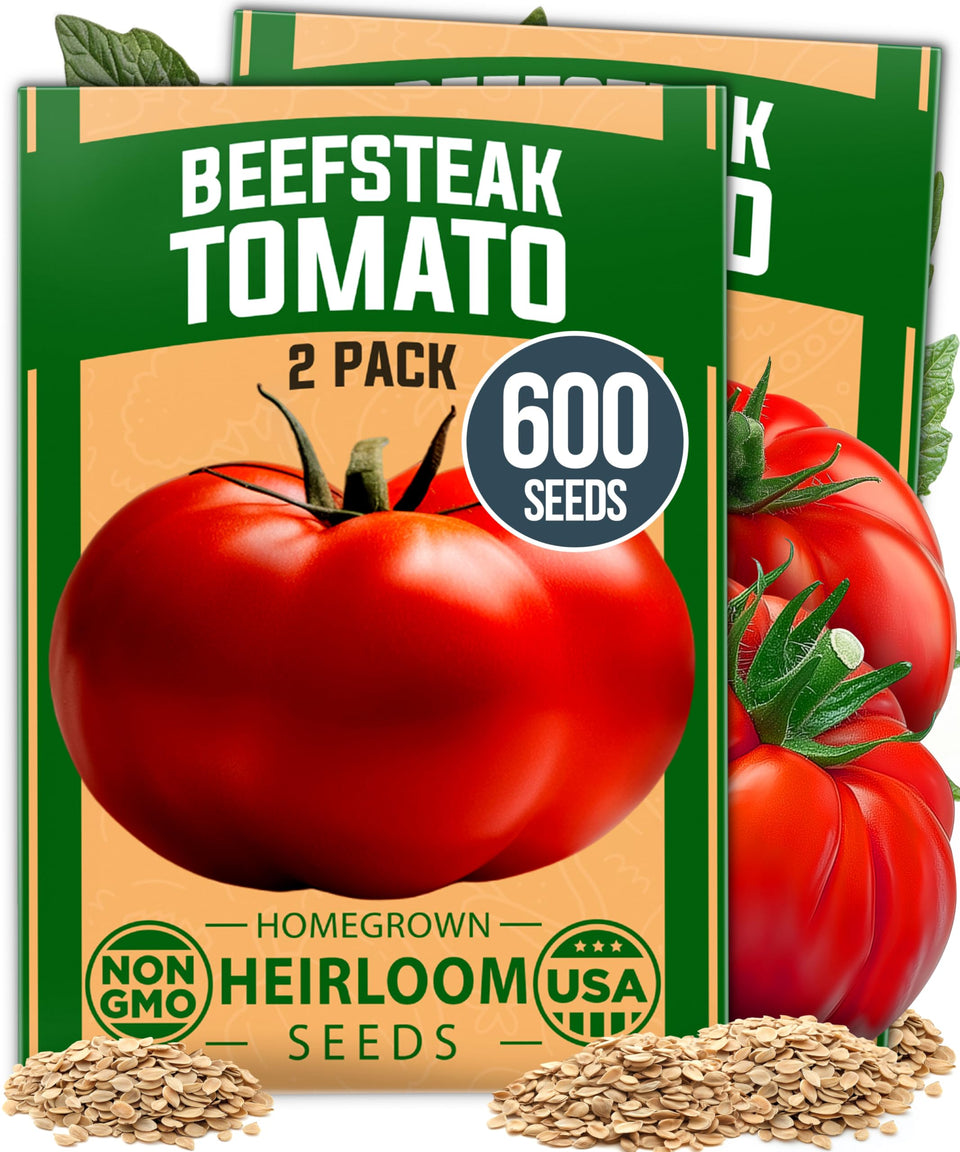 HOME GROWN Beefsteak seeds seed-pack ready for a large harvest.