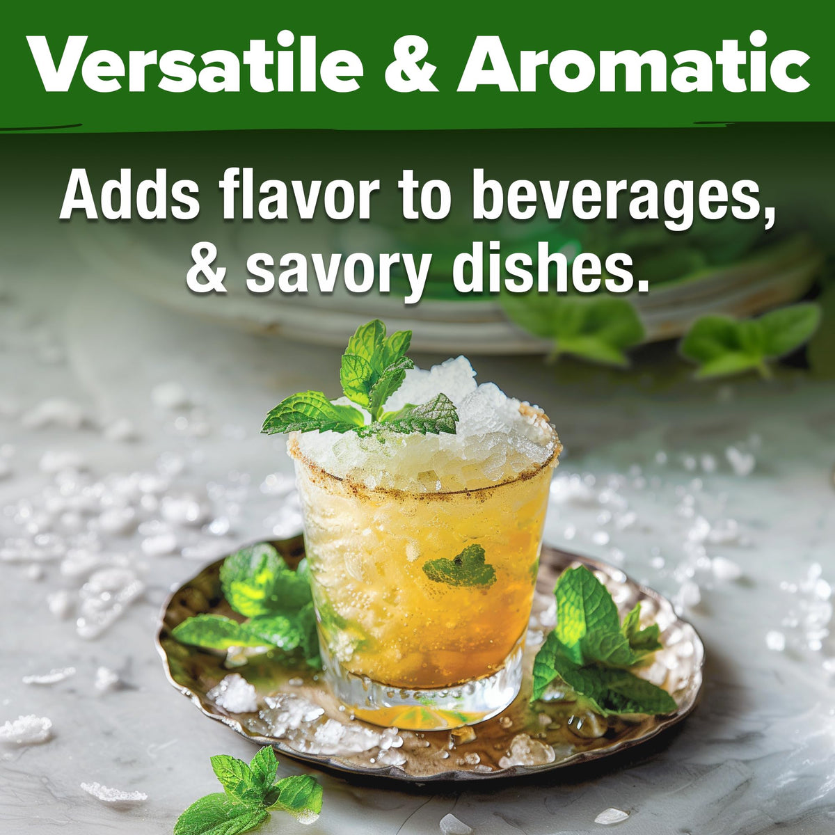 HOME GROWN mint seeds for year-round harvest in pots or beds.