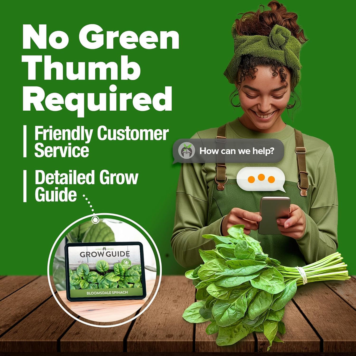 HOME GROWN non-GMO heirloom spinach seeds, preserving traditional flavors