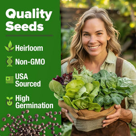 HOME GROWN non-GMO seeds with high germination for reliable harvest
