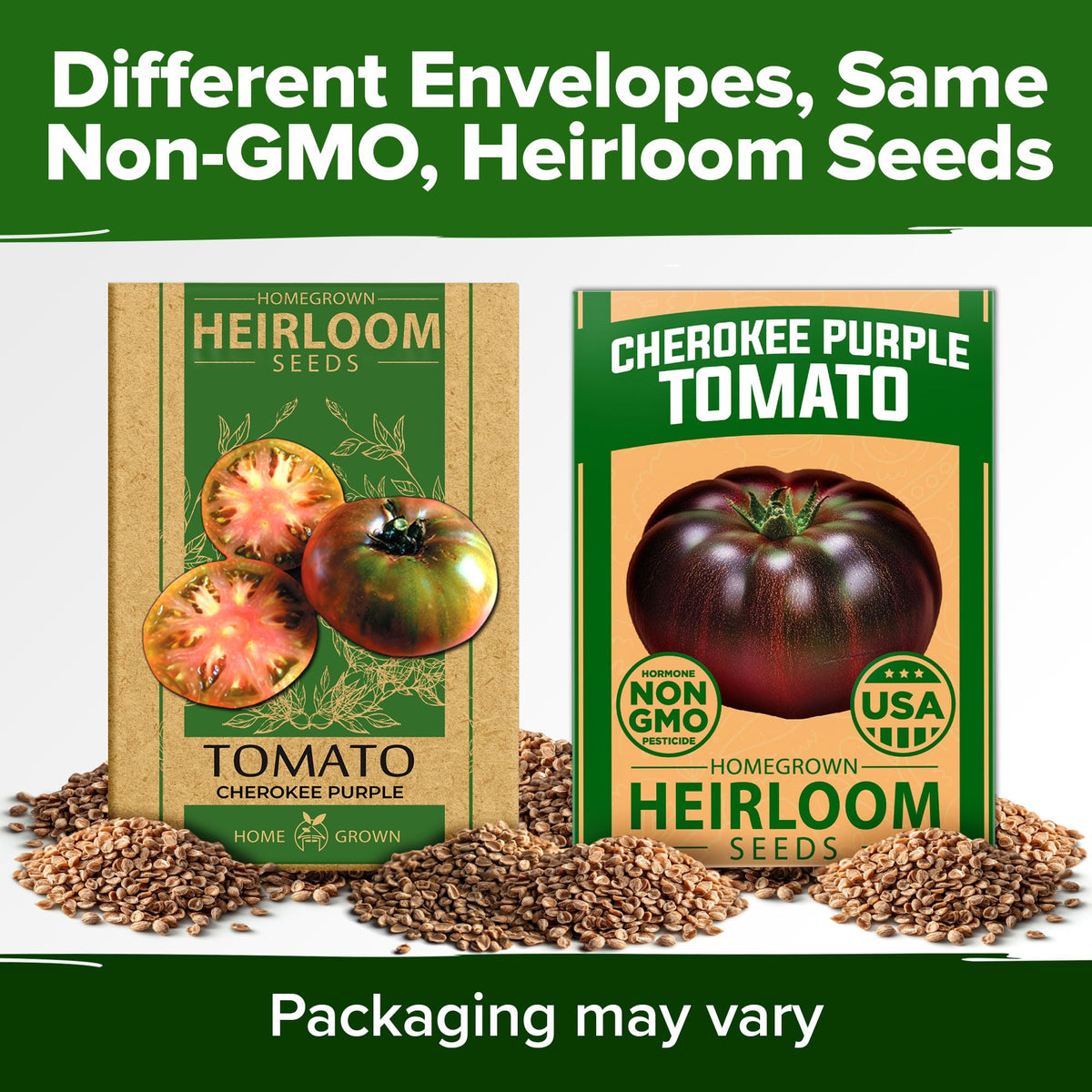 QR-access planting tips on HOME GROWN seed packet for guidance