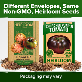 QR-access planting tips on HOME GROWN seed packet for guidance